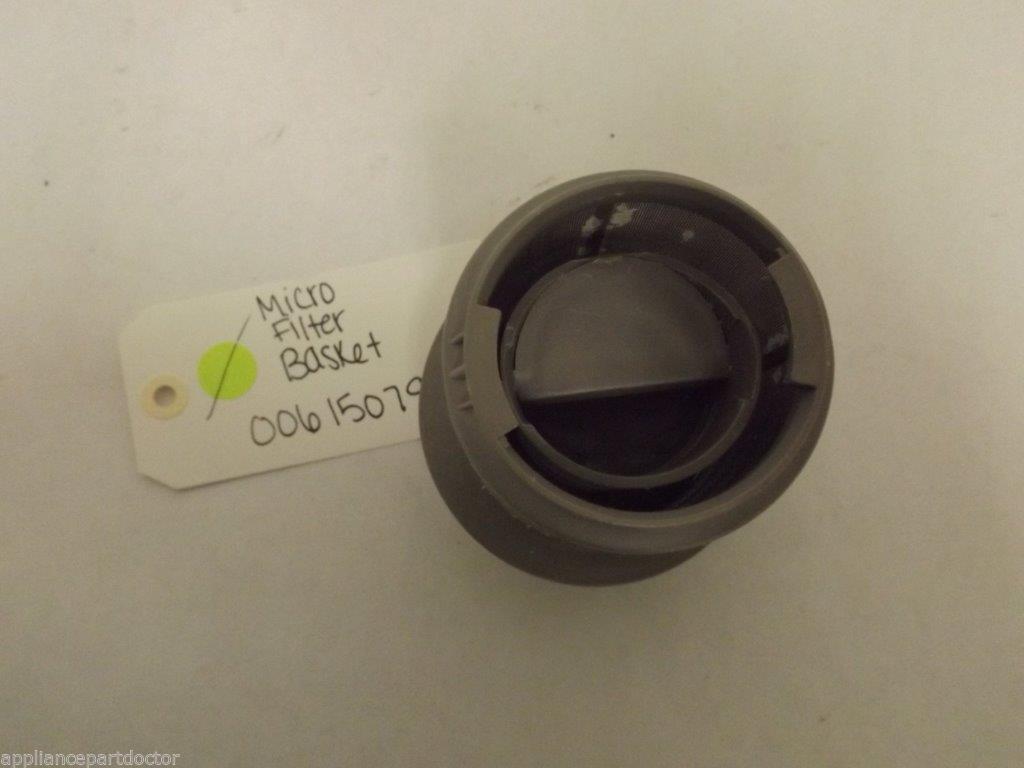 BOSCH DISHWASHER 00615079 MICRO FILTER BASKET USED BOSCH DISHWASHER 00615079 MICRO FILTER BASKET USED